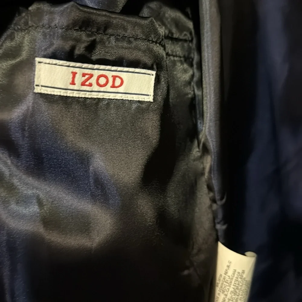 IZOD Charcoal Gray Blazer Jacket‎ Boys Size 12 Reg Two Button